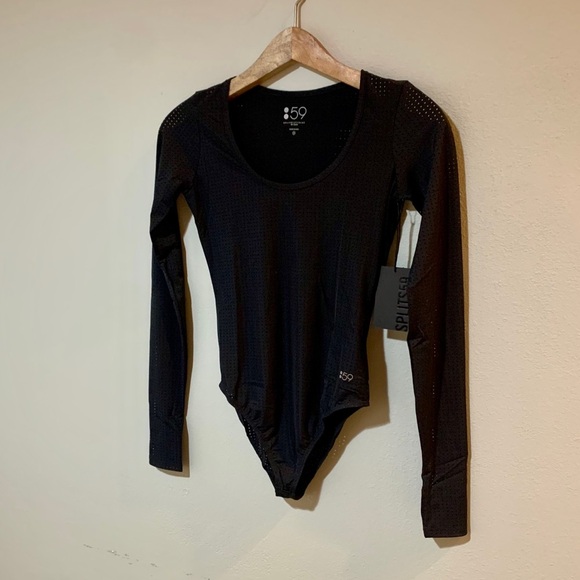 Splits59 Extension Bodysuit in Black. - Picture 7 of 10